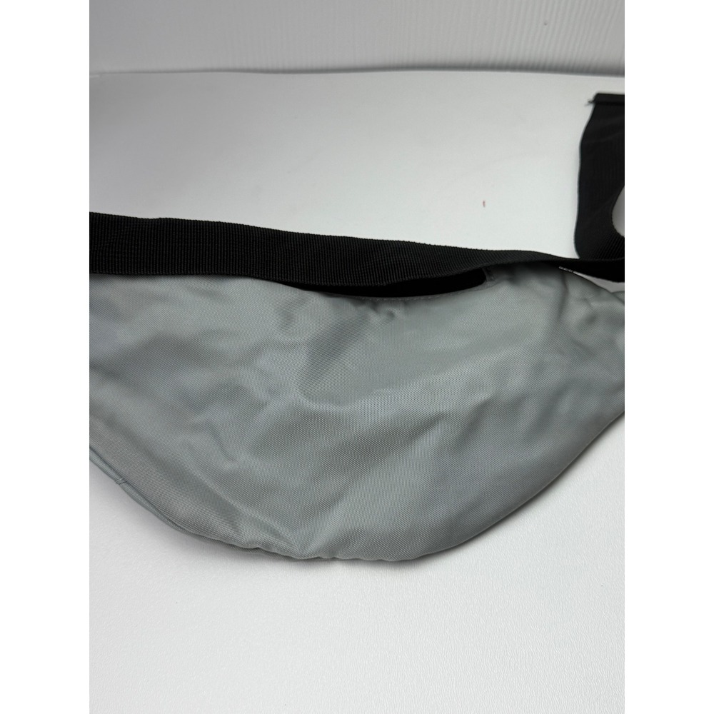 Fila Grey Logo Waist Bag Fanny Pack Adjustable Strap 2 Pocket Sporty Streetwear